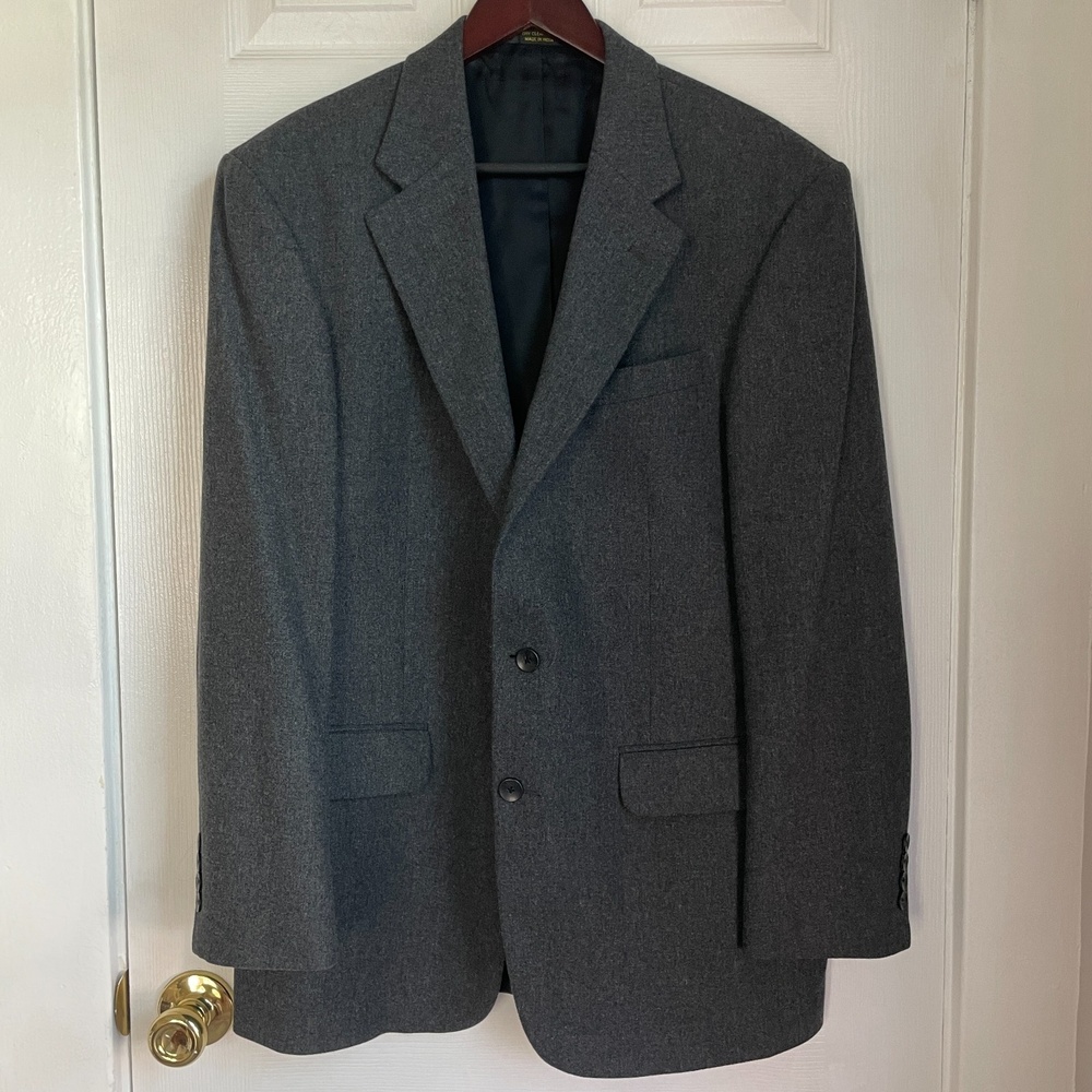 Oscar De La Renta Men’s Wool Blazer Coat Jacket 40R